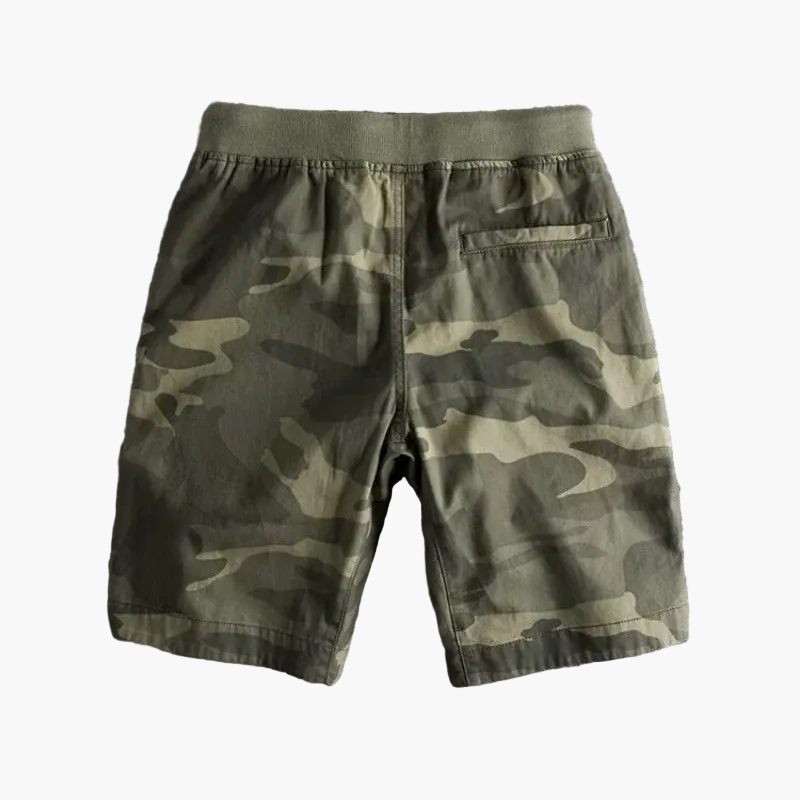 Men's Camouflage Exercise and Leisure Shorts – Athletic Appearance for Outdoor and Workout
