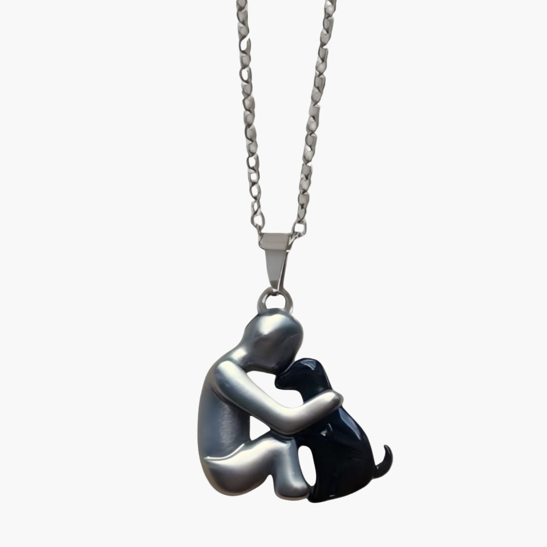 Women's necklace with dog pendant – symbol of love and friendship – gift for dog lovers