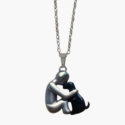 Women's necklace with dog pendant – symbol of love and friendship – gift for dog lovers