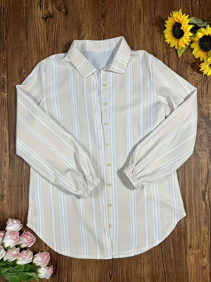 Women's Set – Fashionable Striped Crop Top with Wrap Detail, Shirt, and Denim Skirt – Perfect for Summer & Leisure