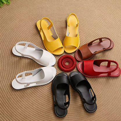 Women's Braided Sling Sandals – Comfortable Summer Shoes for Leisure & Everyday Wear