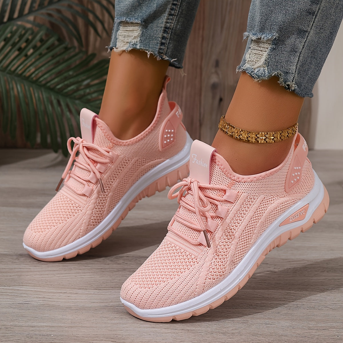 Women's Sneakers for Leisure & Sports – Breathable Low-Top Trainers for Everyday and Fitness