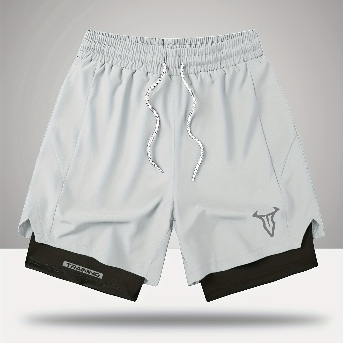 Herren Trainingsshorts Sport Fitness mit elastischem Bund und Kordelzug
