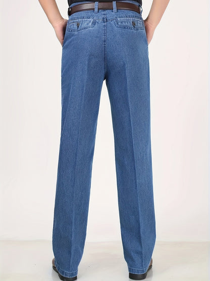 Men's Straight Cut Casual Pants – Classic & Versatile for Everyday and Business