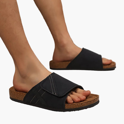 Men's Sandals – Comfortable Slip-On House Shoes for Everyday and Leisure – Open Toes, Casual Style