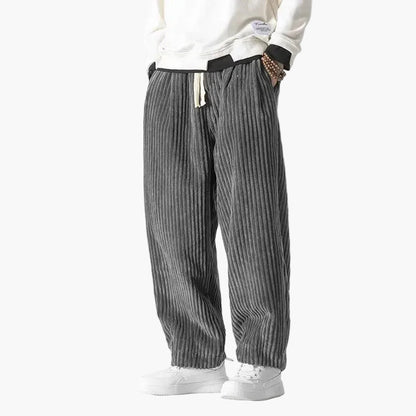 Men's Loose Casual Trousers Vintage Street Style Relaxed Fit