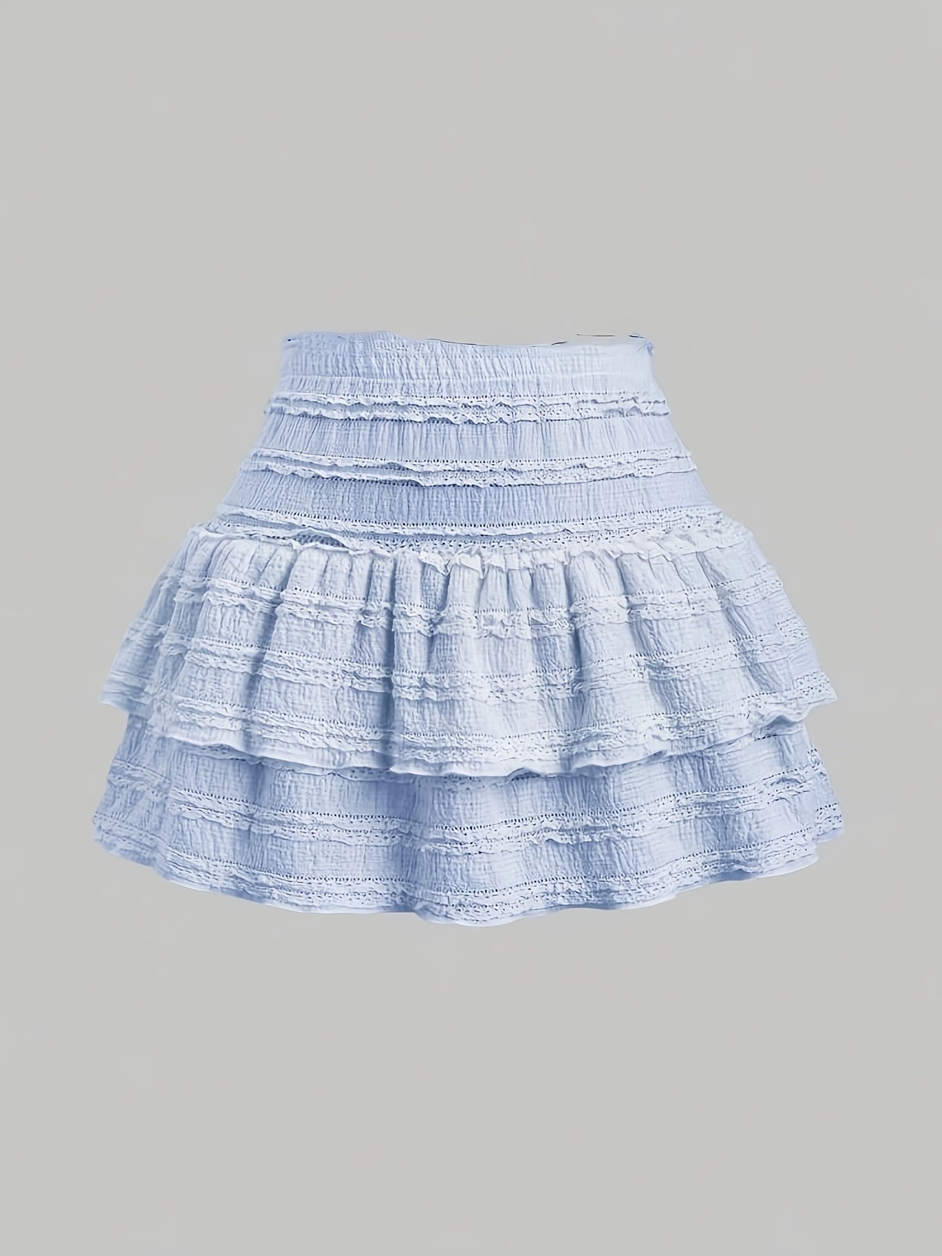 Damen Volant Minirock – Verspielter Lagen-Look für Frühling & Sommer