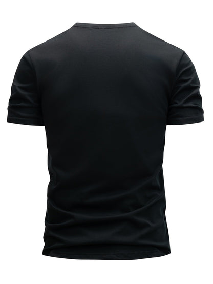 Men's T-shirt with minimalist "whatever" print, casual style, modern design, for everyday wear and leisure