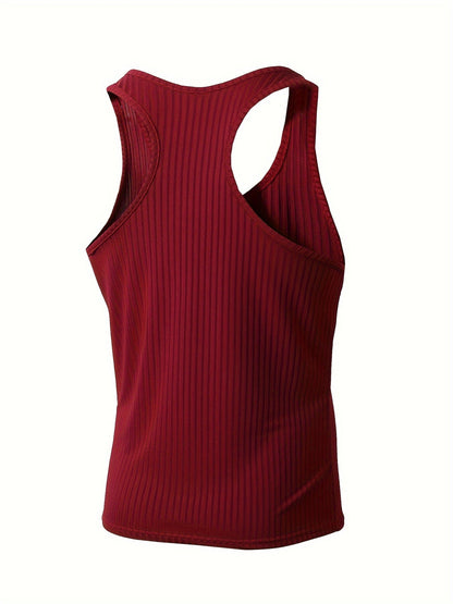 Men's Sports Tank Top 3-Pack – Comfortable Sleeveless Basic Tops for Training, Leisure & Everyday Wear