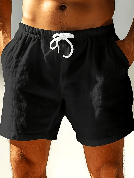 Men's Swim and Casual Shorts with Drawstring – Casual Boho Style for Beach and Everyday Wear