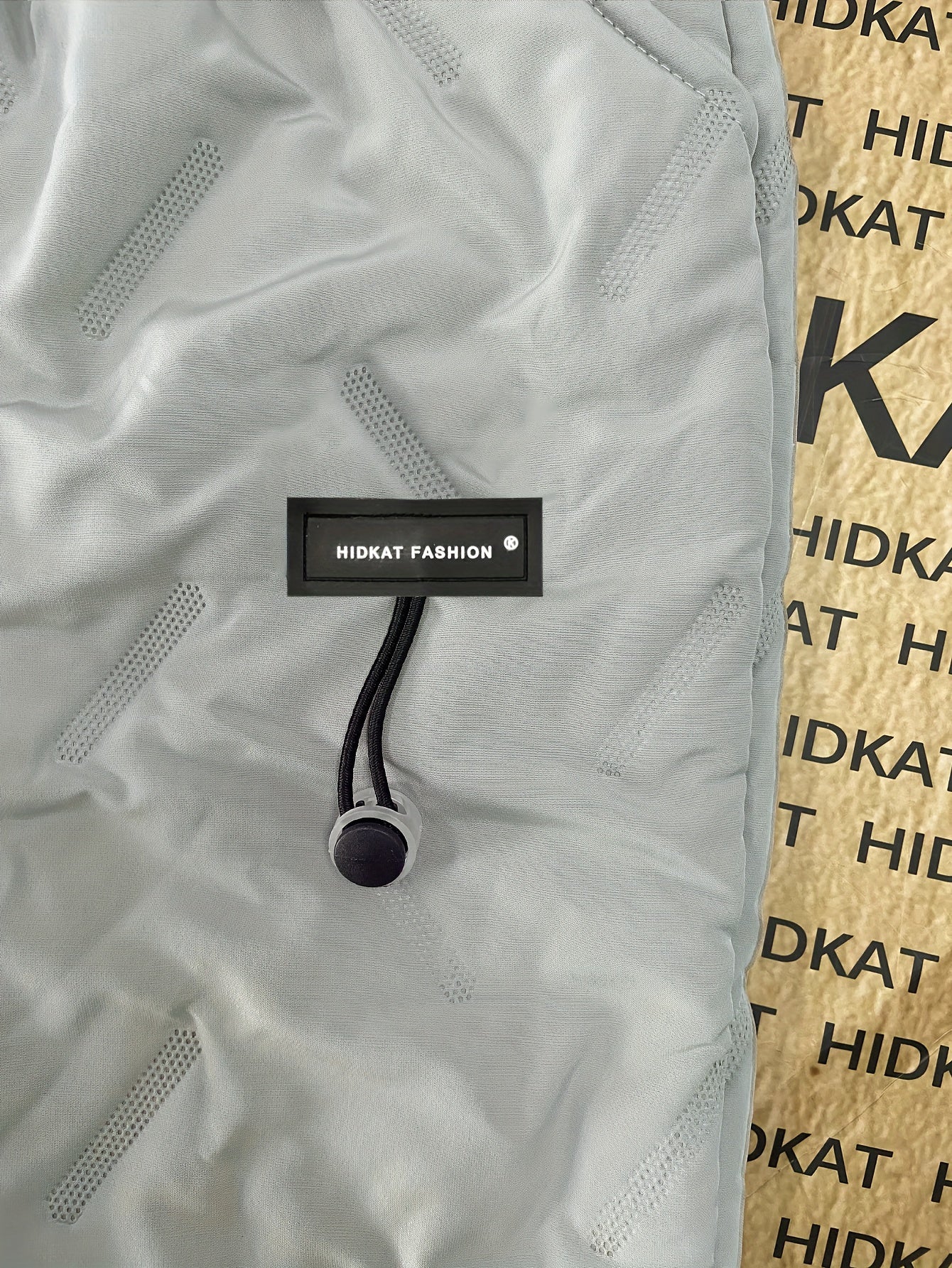 Unisex insulated thermal trousers with a pattern and drawstring waist