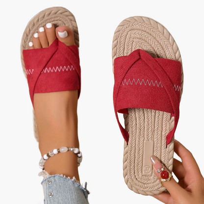 Women's Comfort Slip-On Sandals for Leisure and Summer