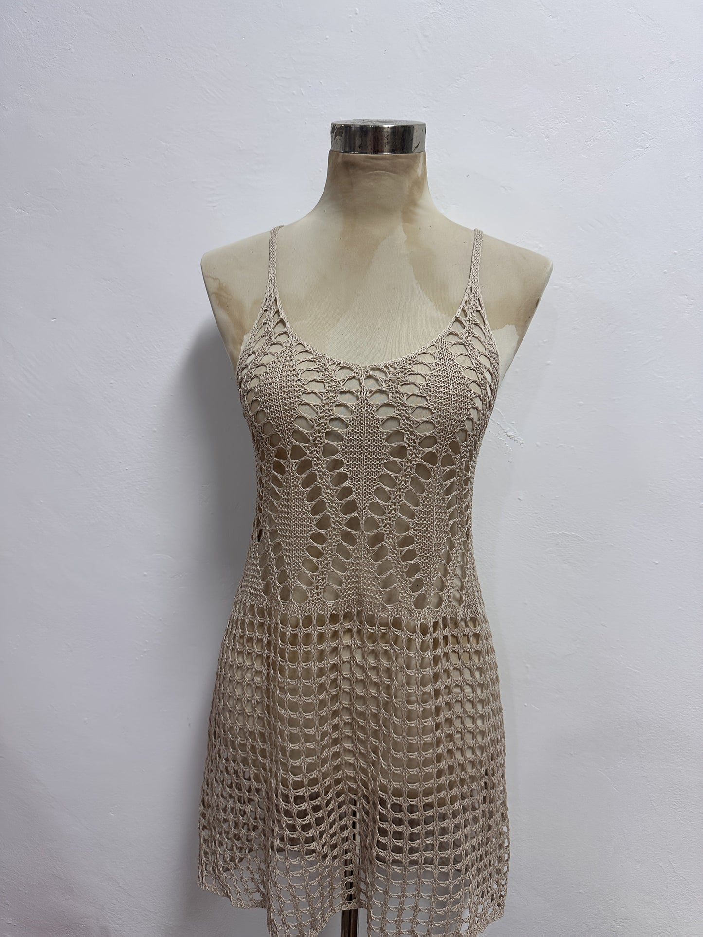 Women's Crochet Beach Dress Swimsuit Cover-Up – Boho Summer Beachwear for Vacation & Pool