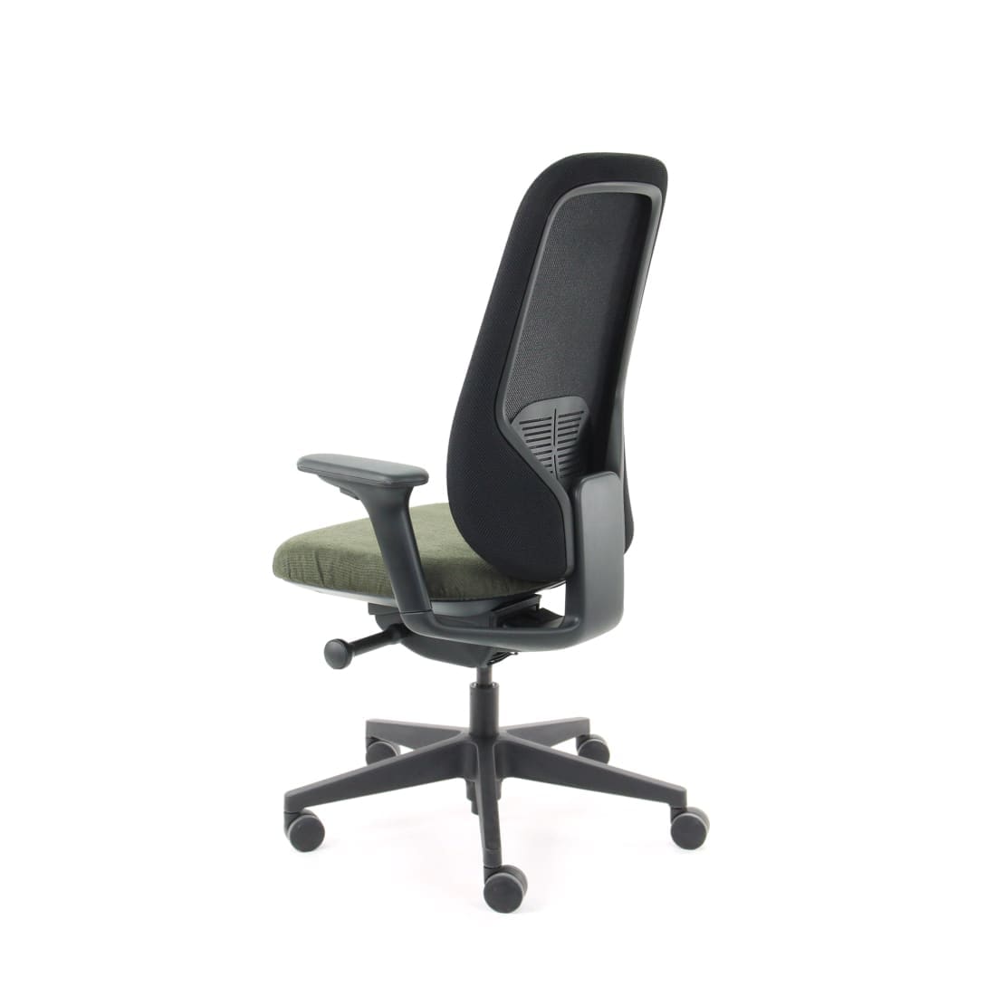 Bureaustoel ergonomisch Nora mesh groen Regain, 5D-armleggers en verstelbare lendensteun