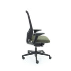 Bureaustoel ergonomisch Nora mesh groen Regain, 5D-armleggers en verstelbare lendensteun