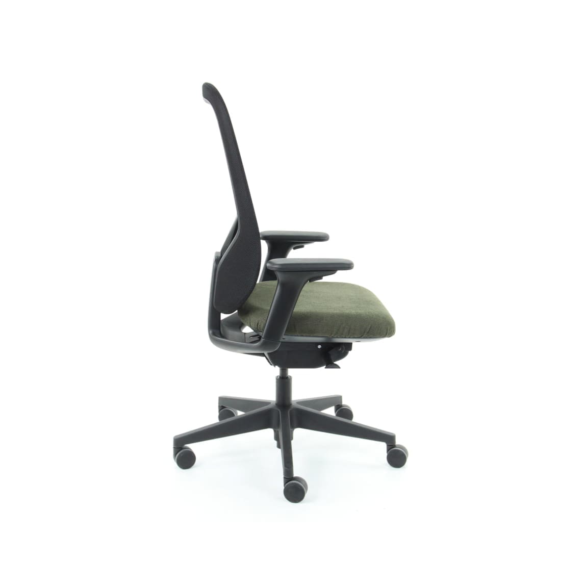 Bureaustoel ergonomisch Nora mesh groen Regain, 5D-armleggers en verstelbare lendensteun
