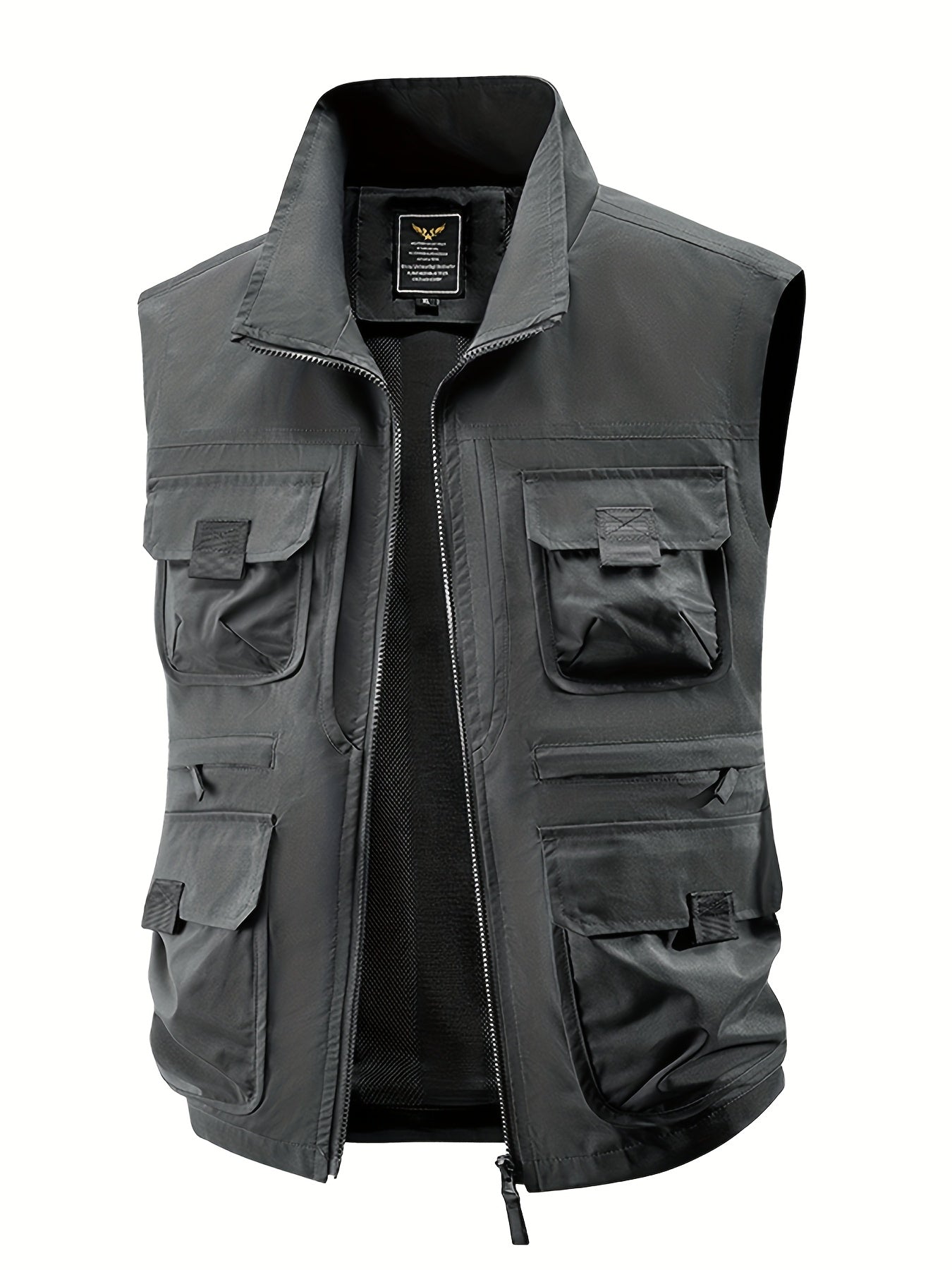 Men's Outdoor Utility Vest with Multiple Pockets for Leisure and Adventure