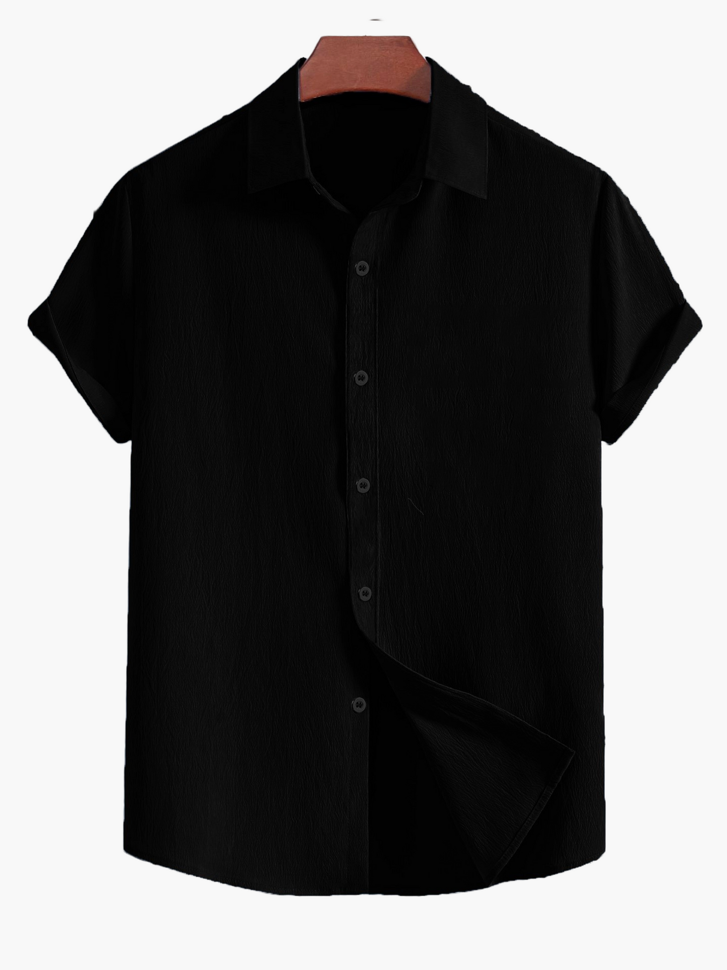 Men's Short-Sleeve Casual Shirt with Button Placket – Stylish Summer Shirt for Everyday & Weekend