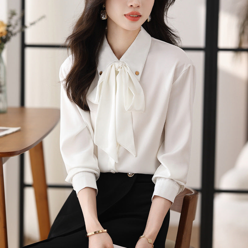 Jean – chiffon blouse with long sleeves for women
