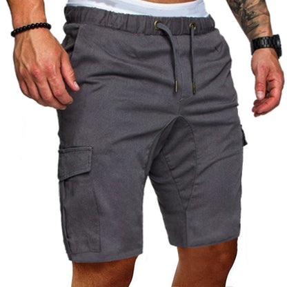 David – Enganliegende Elastische Herren-Cropped Shorts