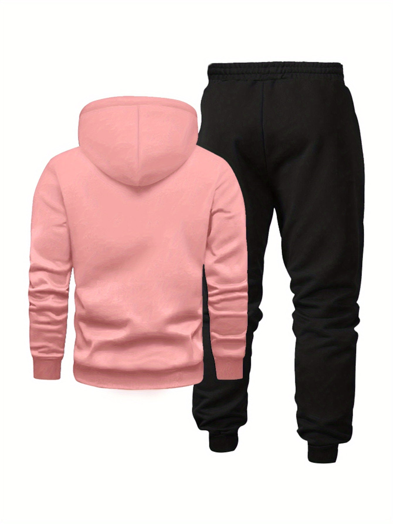 Unisex Trainingsanzug Set mit Kapuzenpullover und Jogginghose - Mehrfarbig