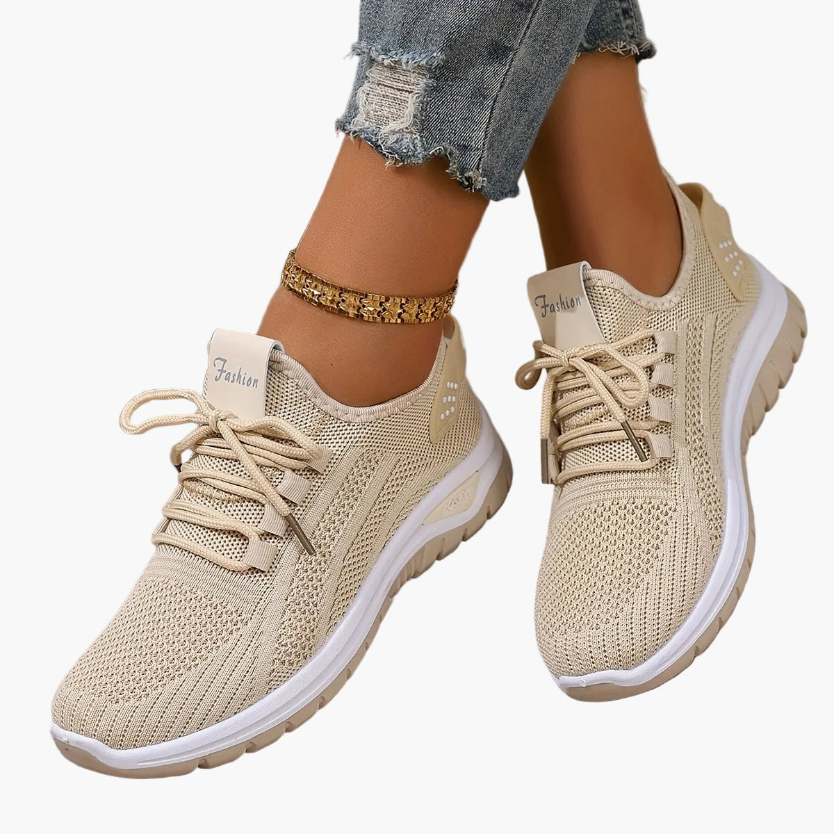 Women's Sneakers for Leisure & Sports – Breathable Low-Top Trainers for Everyday and Fitness