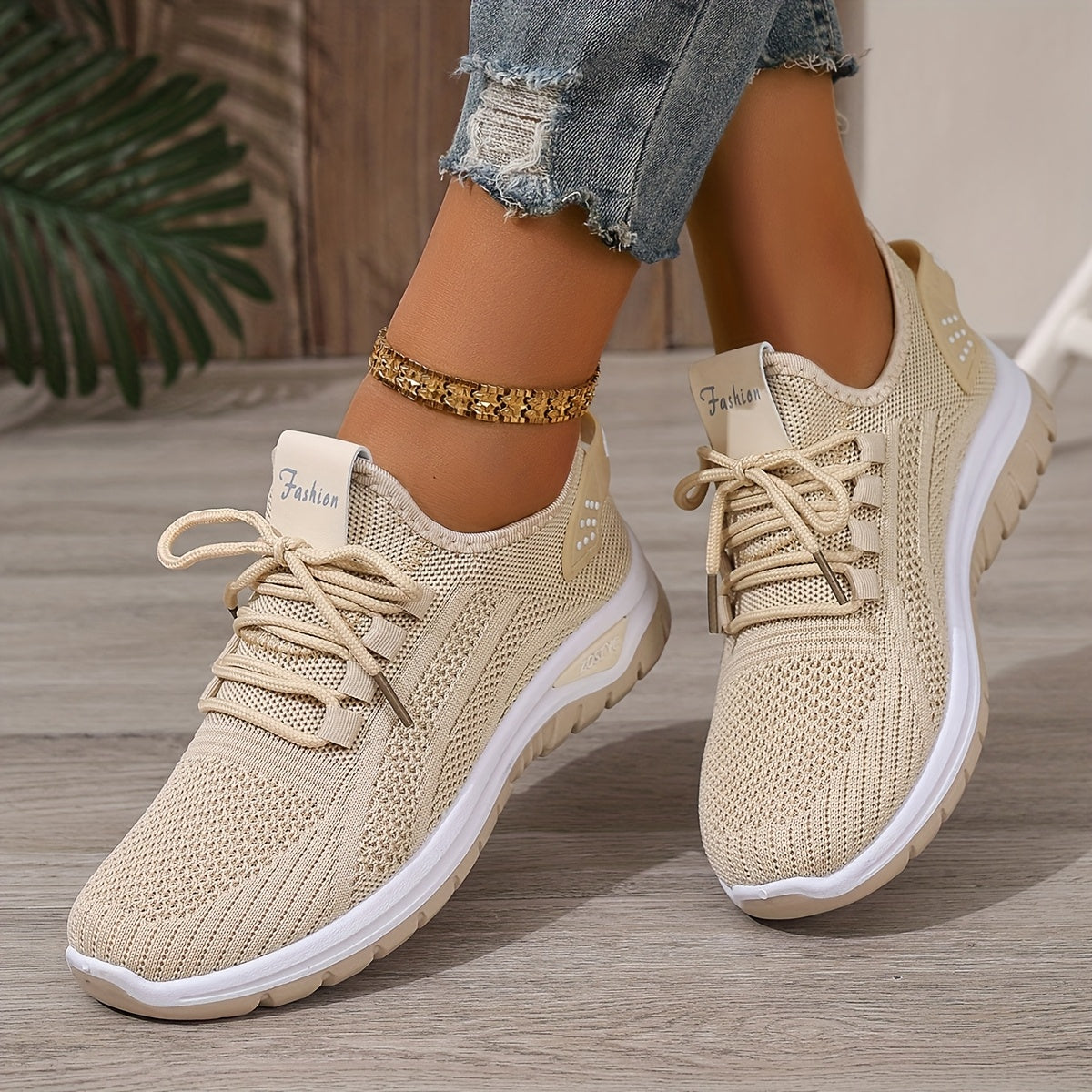 Women's Sneakers for Leisure & Sports – Breathable Low-Top Trainers for Everyday and Fitness