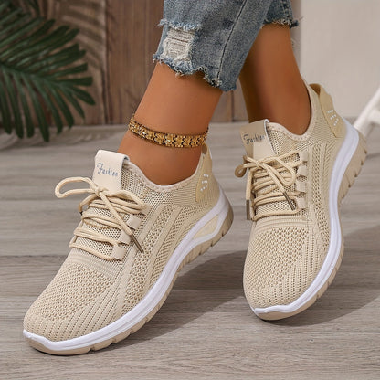 Women's Sneakers for Leisure & Sports – Breathable Low-Top Trainers for Everyday and Fitness