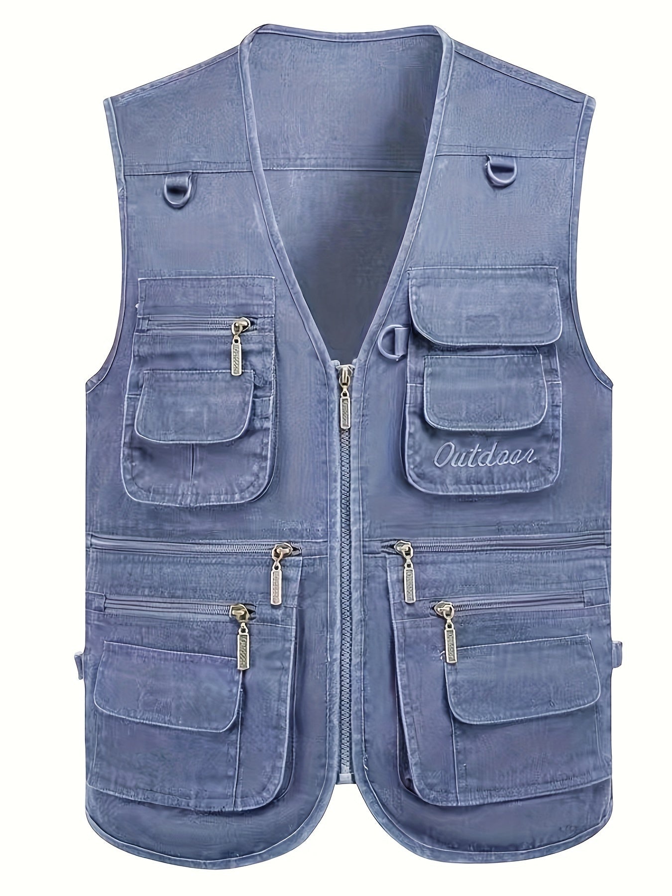 Men's Outdoor Vest with Many Pockets – Fishing & Photography Vest, Casual Utility Vest, Regular Fit