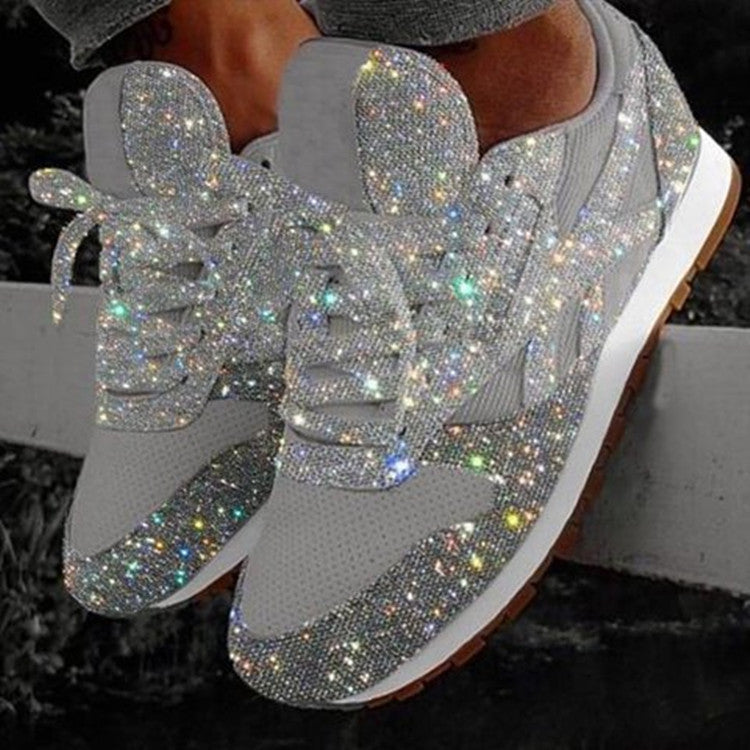 Charlotte – Casual shoes with sequins in pastel colors