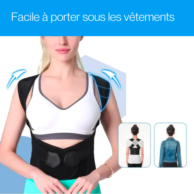 Posture Corrector Back Support for Men – Adjustable Straightener for Everyday Use, Office & Exercise