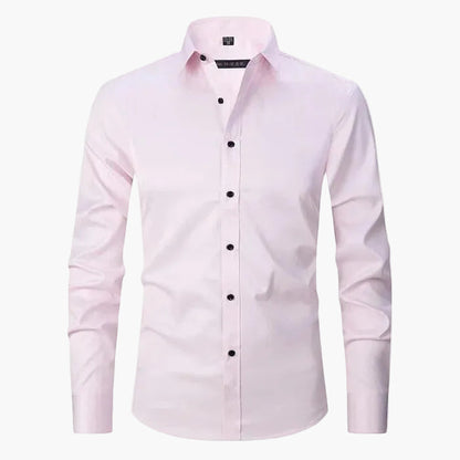 Men's Slim Fit Business Long-Sleeve Shirt – Modern Shirt for Office & Leisure