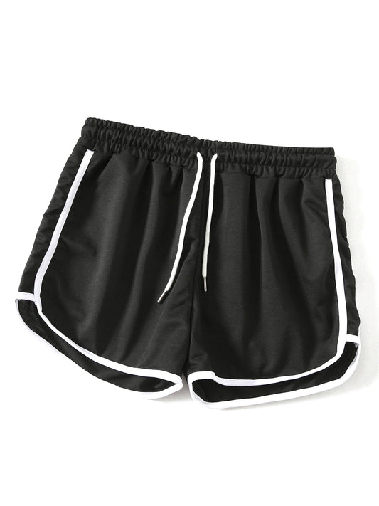 Women's Sport and Casual Shorts with Drawstring – Comfortable Training Shorts for Fitness & Everyday Wear