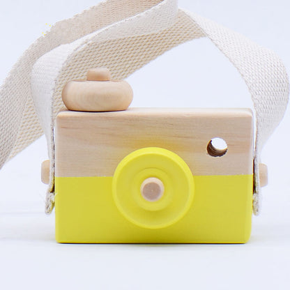 Wooden Kids Camera Toy – Unisex, Creative Role Play & Learning Fun