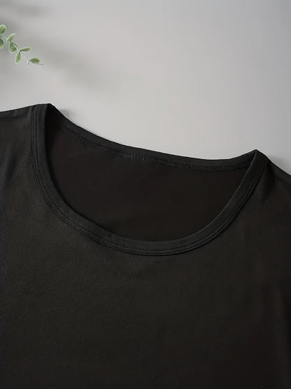 Women's Funny Statement T-Shirt with Saying – Loose Summer Top for Everyday & Leisure