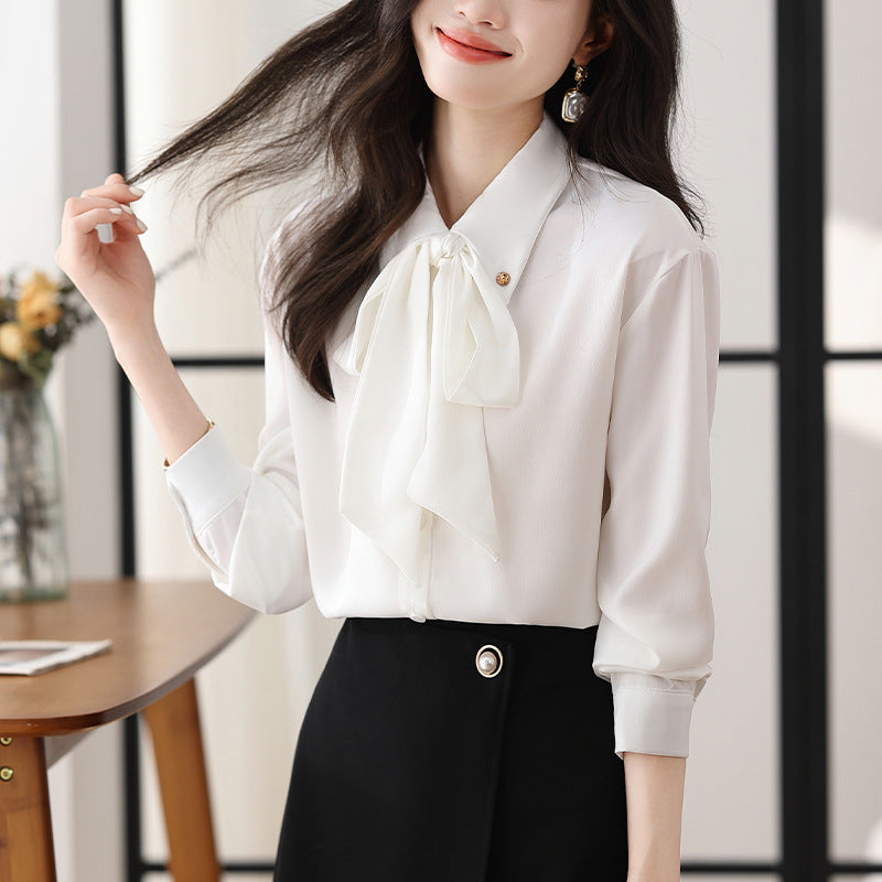 Jean – chiffon blouse with long sleeves for women