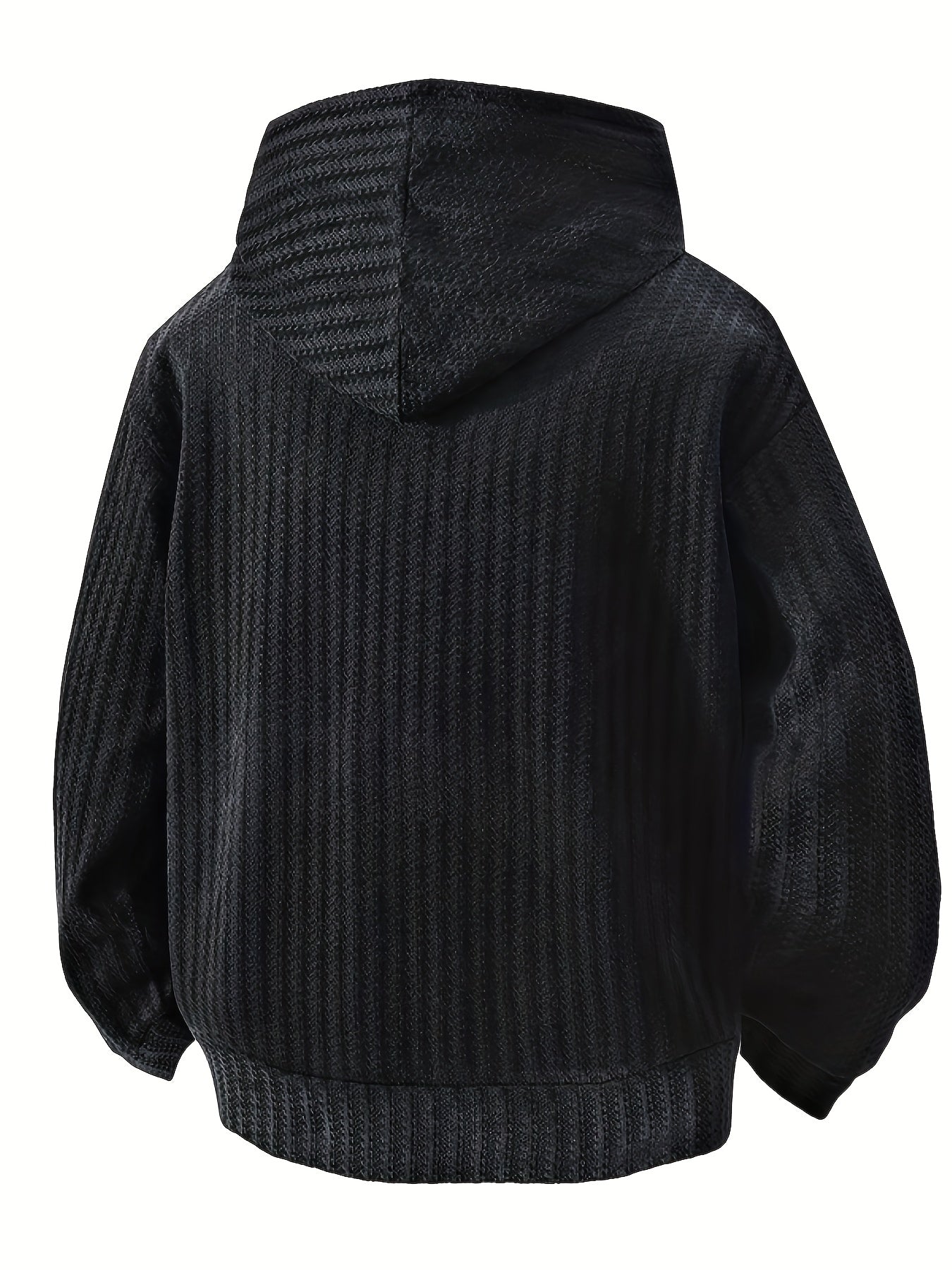 Structured hoodie with a hood and kangaroo pocket