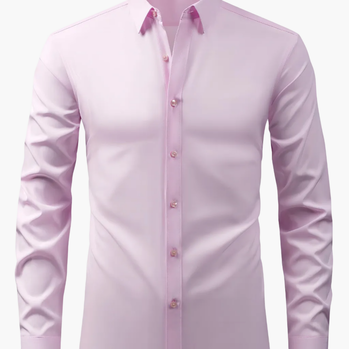Men's Business-Casual Shirt Slim Fit Long Sleeve Modern Style
