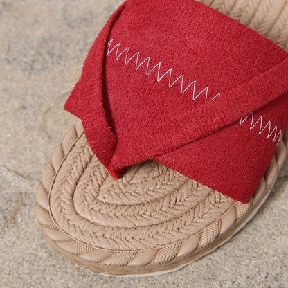 Women's Comfort Slip-On Sandals for Leisure and Summer