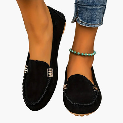 Women's Slip-On Moccasins Comfortable Casual Shoes for Everyday and Office Use