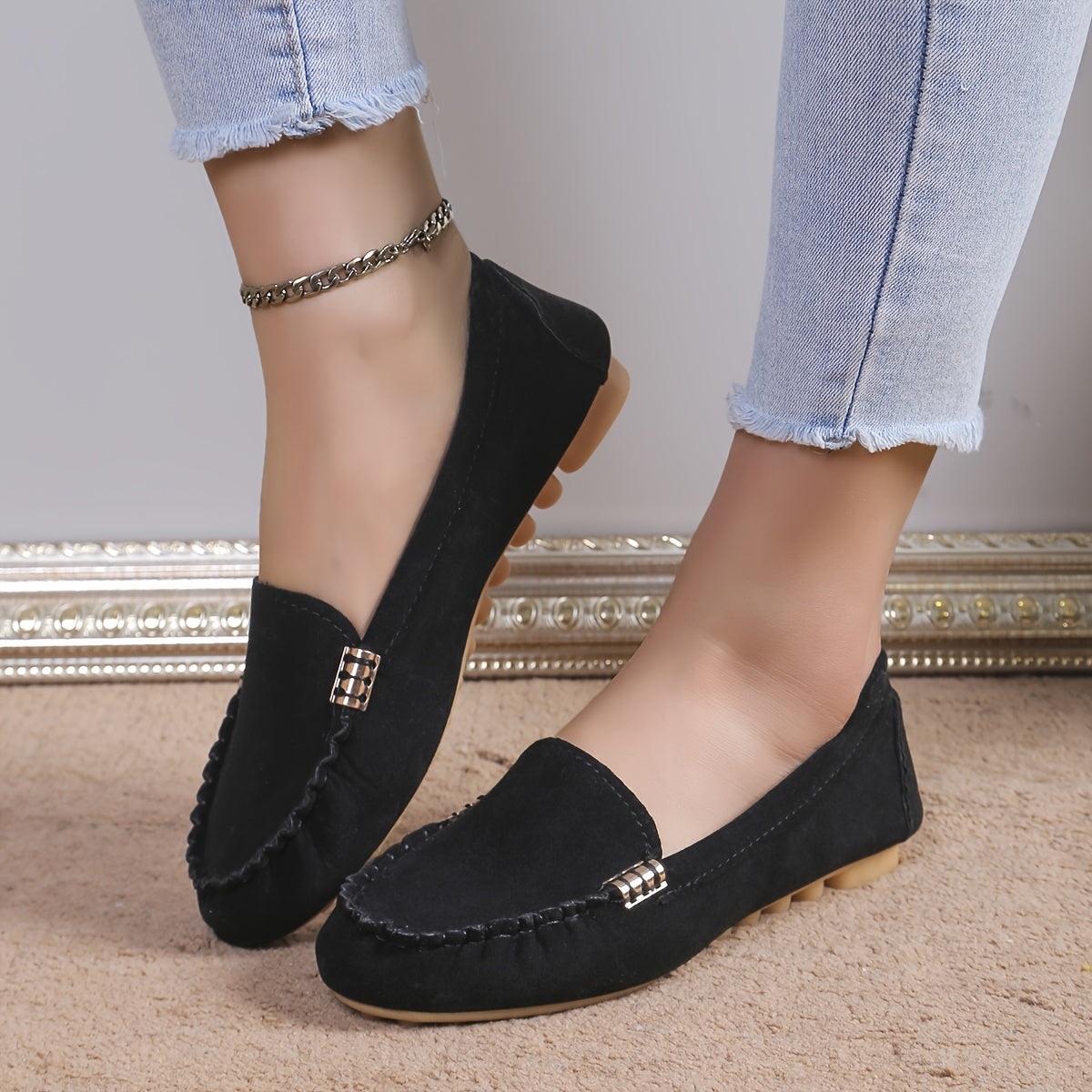 Women's Moccasin Slippers for Everyday and Leisure – Comfortable Loafers in a Modern Style
