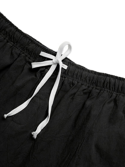 Men's Swim and Casual Shorts with Drawstring – Casual Boho Style for Beach and Everyday Wear