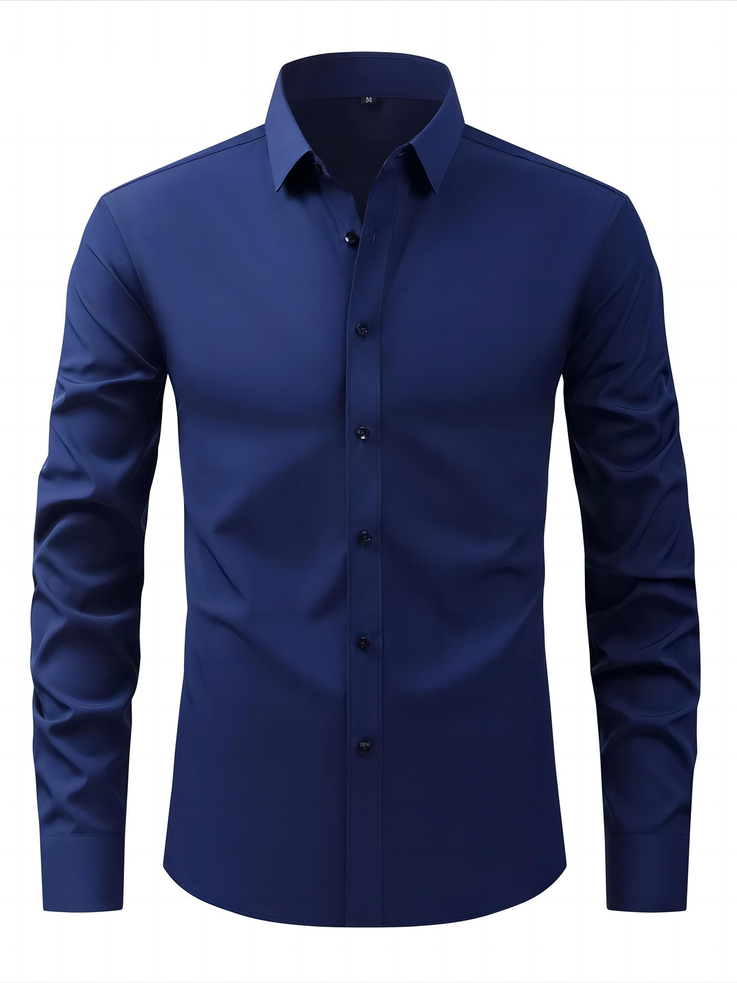 Men's Business-Casual Shirt Slim Fit Long Sleeve Modern Style