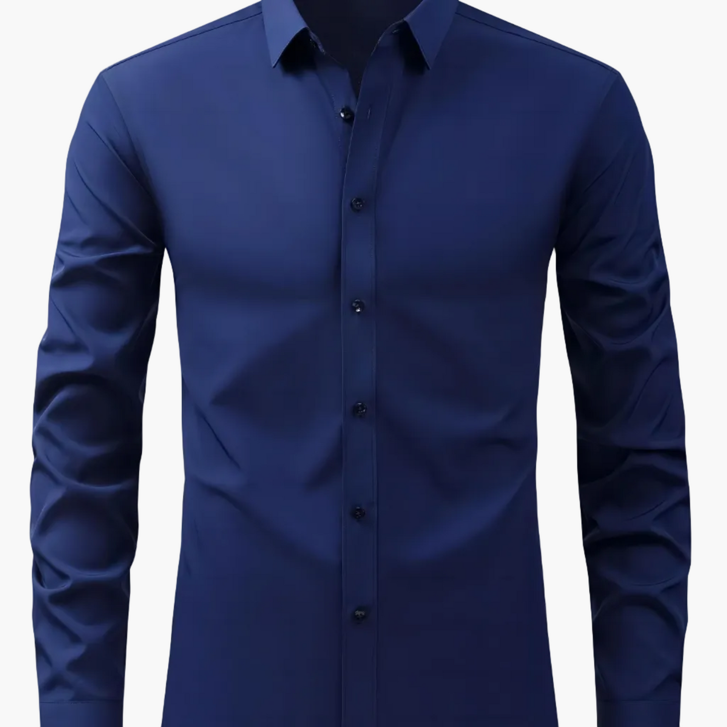 Men's Business-Casual Shirt Slim Fit Long Sleeve Modern Style