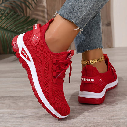 Women's Sneakers for Leisure & Sports – Breathable Low-Top Trainers for Everyday and Fitness