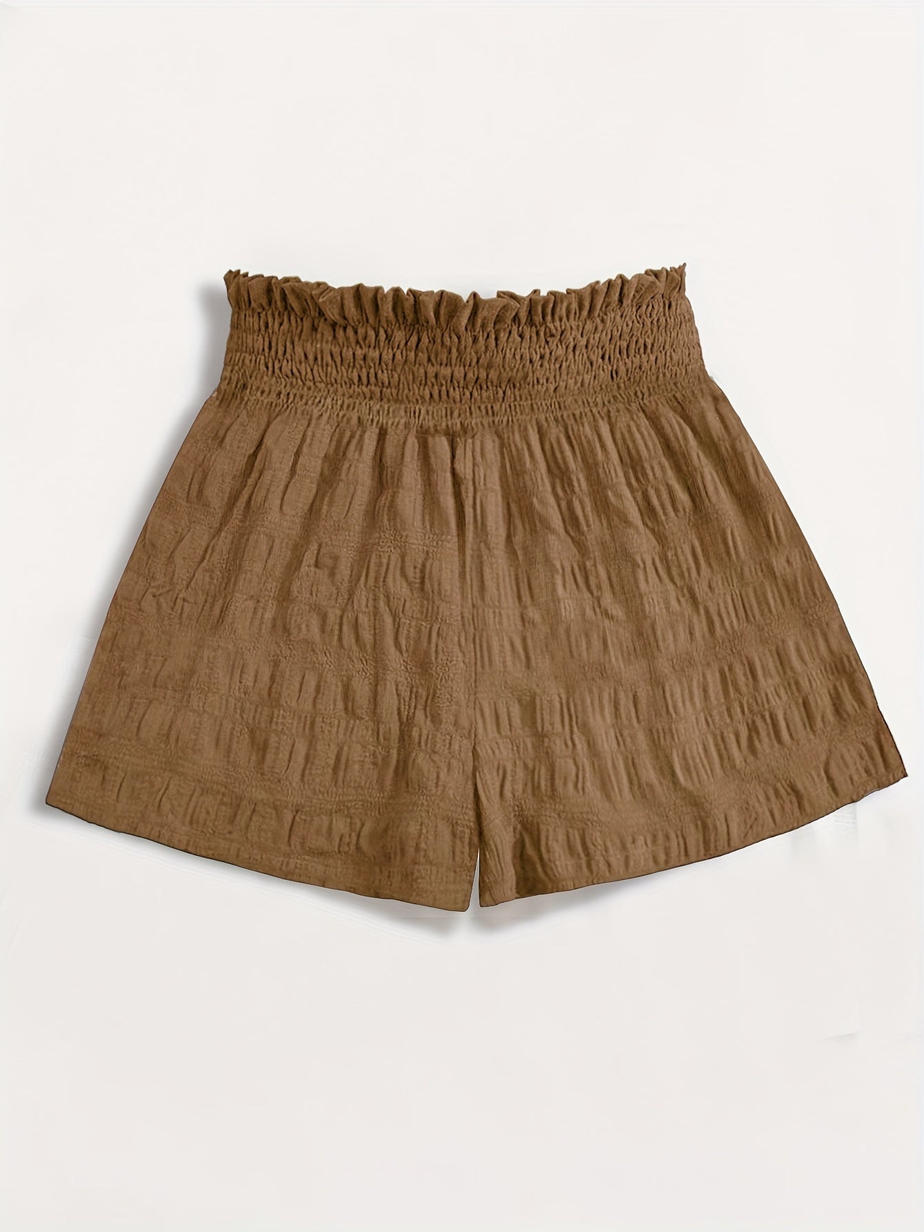 Women's casual shorts with high waist and paperbag waist – ideal for summer, vacation, and everyday wear