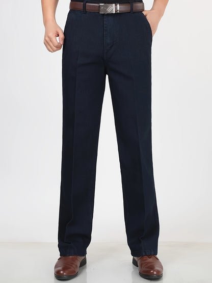 Men's Straight Cut Casual Pants – Classic & Versatile for Everyday and Business