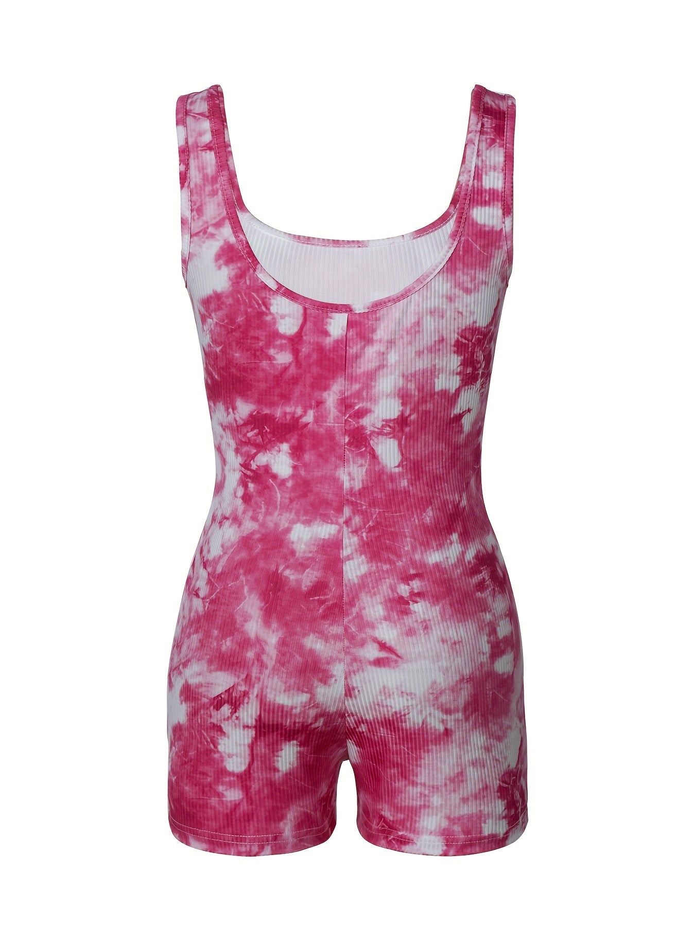 Women's One-Piece Jumpsuit – Fashionable Tie-Dye Style for Casual Wear and Summer