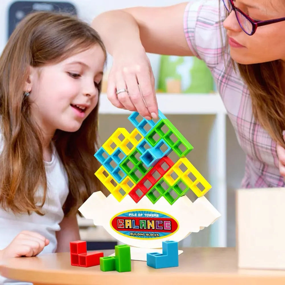 Balance Building Blocks Dexterity Game for Children – Learning & Stacking Game from 3 Years Old