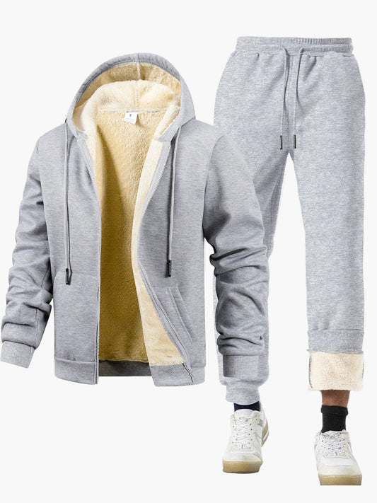 Men's Casual Tracksuit Set Hoodie and Jogging Pants – Winter Warmer Style